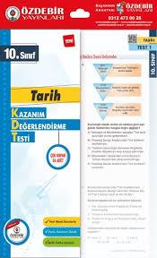 Özdebir 10.S. Kazanım Değerlendirme Yaprak Test Tarih Özdebir 10.S. Kazanım Değerlendirme Yaprak Test Tarih  - Kirtasiyem.net10.Sınıf
