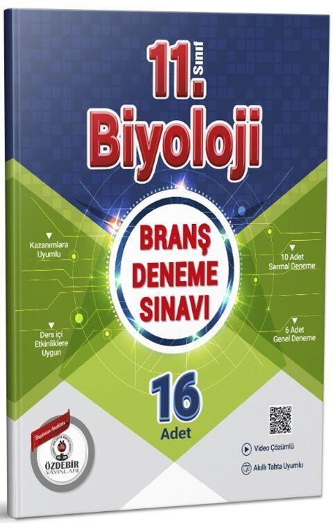 Özdebir 11. Sınıf Biyoloji Branş Deneme SınavıÖzdebir 11. Sınıf Biyoloji Branş Deneme Sınavı - Kirtasiyem.netDENEMELER