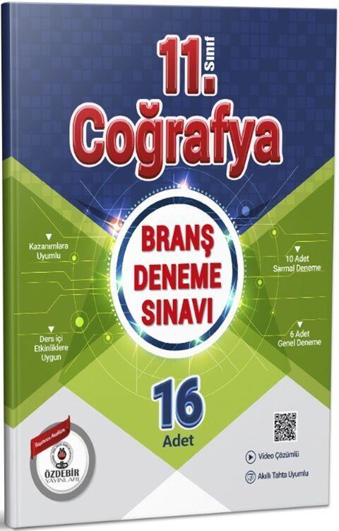 Özdebir 11. Sınıf Coğrafya Branş Deneme SınavıÖzdebir 11. Sınıf Coğrafya Branş Deneme Sınavı - Kirtasiyem.netDENEMELER