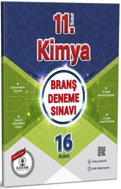 Özdebir 11. Sınıf Kimya Branş Deneme SınavıÖzdebir 11. Sınıf Kimya Branş Deneme Sınavı - Kirtasiyem.netDENEMELER
