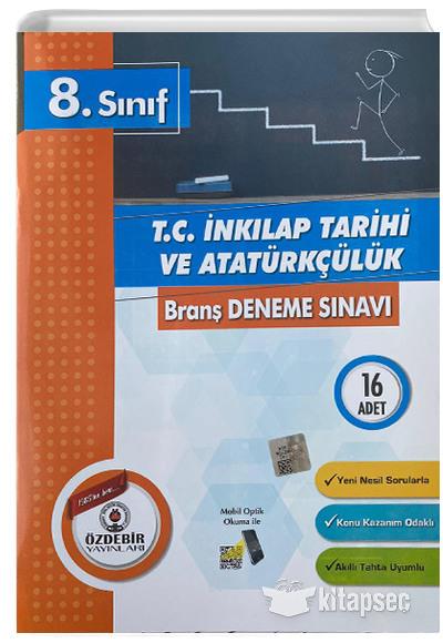 Özdebir 8.S. T.C. İnk. T. Ve Ata. Branş Den.SınavÖzdebir 8.S. T.C. İnk. T. Ve Ata. Branş Den.Sınav - Kirtasiyem.netDENEMELER