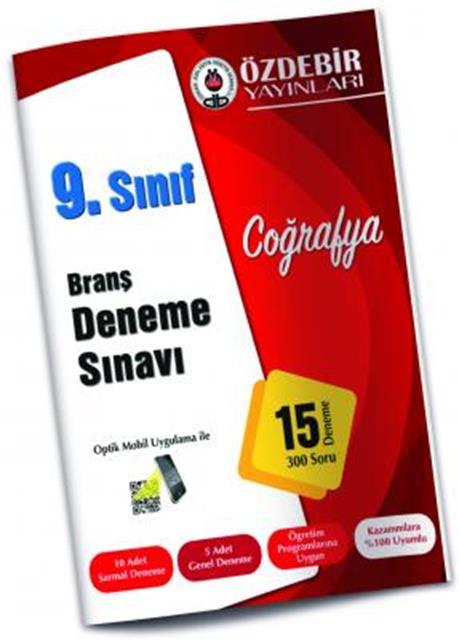Özdebir 9. Sınıf Coğrafya Branş Deneme SınavıÖzdebir 9. Sınıf Coğrafya Branş Deneme Sınavı - Kirtasiyem.netDENEMELER