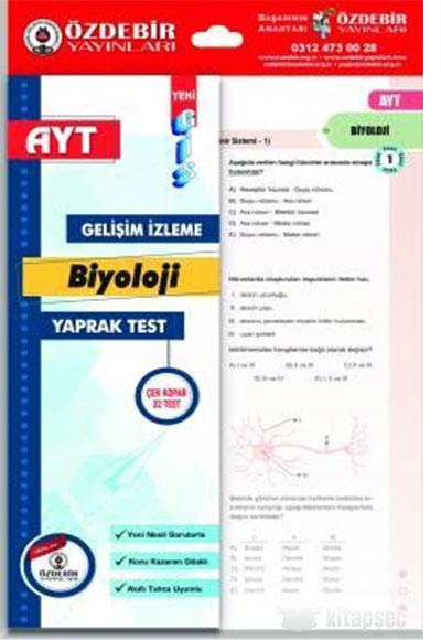Özdebir  Ayt / Biyoloji Gis Yaprak TestÖzdebir  Ayt / Biyoloji Gis Yaprak Test - Kirtasiyem.netAYT