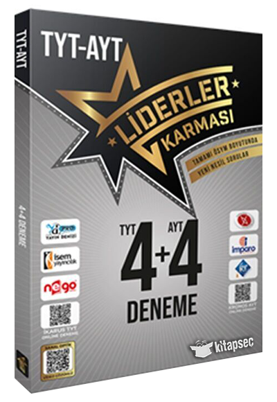Özdebir Liderler Karması TYT-AYT 4+4 Deneme SetiÖzdebir Liderler Karması TYT-AYT 4+4 Deneme Seti - Kirtasiyem.netDENEMELER