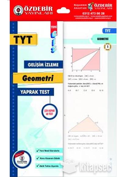 Özdebir  Tyt Geometri Gis Yaprak TestÖzdebir  Tyt Geometri Gis Yaprak Test - Kirtasiyem.netTYT