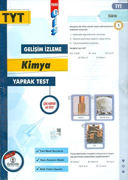 Özdebir  Tyt Kimya Gis Yaprak TestÖzdebir  Tyt Kimya Gis Yaprak Test - Kirtasiyem.netTYT