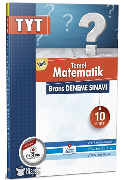 Özdebir  Tyt Matematik Branş Deneme SınavıÖzdebir  Tyt Matematik Branş Deneme Sınavı - Kirtasiyem.netDENEMELER