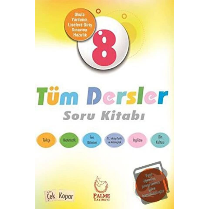 Palme Yayınları 8.Sınıf Tüm Dersler Soru KitabıPalme Yayınları 8.Sınıf Tüm Dersler Soru Kitabı - Kirtasiyem.net8.Sınıf