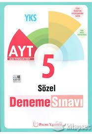 Palme Yayınları Yks Ayt 5 Deneme Sözel Palme Yayınları Yks Ayt 5 Deneme Sözel  - Kirtasiyem.netAYT