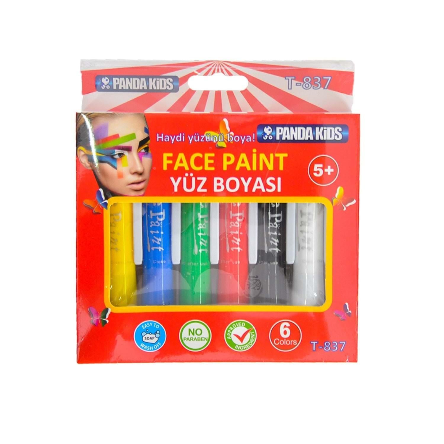 Panda Kids Yüz Boyası * T-837Panda Kids Yüz Boyası * T-837 - Kırtasiyem.netYüz Boyaları