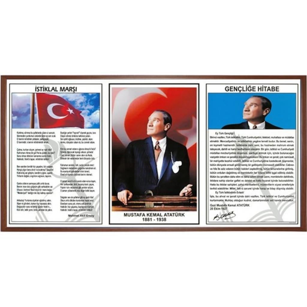 Panda Milli Levha (Mdf Çerçeve) 45X90 3 Lü Pan 424Panda Milli Levha (Mdf Çerçeve) 45X90 3 Lü Pan 424 - Kirtasiyem NetOkul Lehva Ve İşaretleri