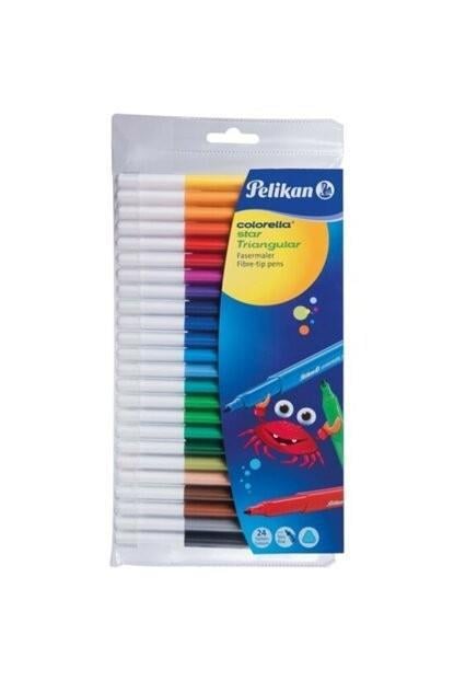 Pelikan Keçeli Boya Kalemi Colorella Star 24 Lü 904847 C302Pelikan Keçeli Boya Kalemi Colorella Star 24 Lü 904847 C302 - Kırtasiyem.netKeçeli Kalemler