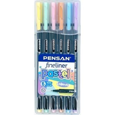 Pensan 6200 Fineliner 6 Lı Pastel Pvc KutuPensan 6200 Fineliner 6 Lı Pastel Pvc Kutu - Kirtasiyem.netDövme Kalemleri