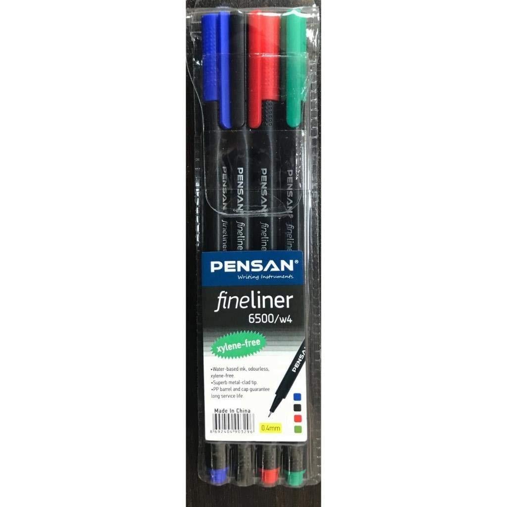 Pensan 6500 Fineliner 4 Lü SetPensan 6500 Fineliner 4 Lü Set - Kirtasiyem.netDövme Kalemleri