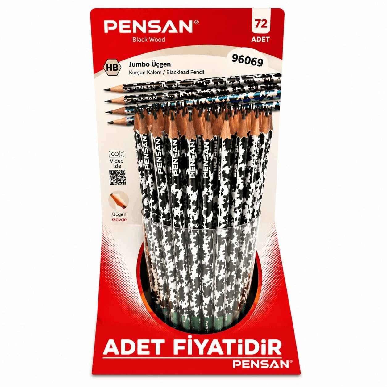 Pensan  Ayı Flimli Kurşun Kalem-Yeni ÜrünKurşun Kalemler