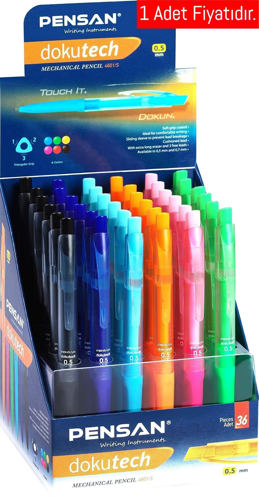 Pensan Dokutech Soft Touch Versatil Kalem 0.5_36 (1 Adet)Pensan Dokutech Soft Touch Versatil Kalem 0.5_36 (1 Adet) - Kirtasiyem.netVersatil ( Uçlu ) Kalemler