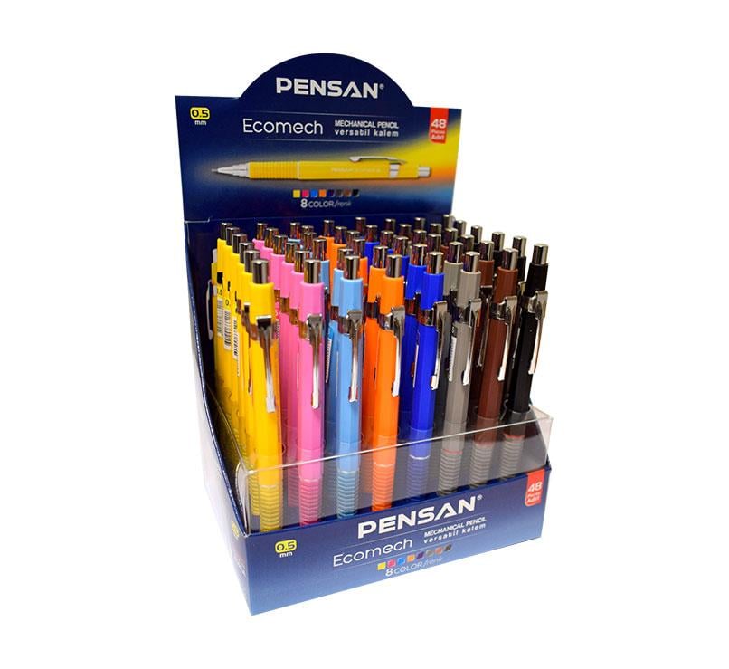 Pensan Ecomech Versatil Kalem 0.5 _48Pensan Ecomech Versatil Kalem Stand 0.5 Uç *48 - Kirtasiyem.netVersatil ( Uçlu ) Kalem Setleri