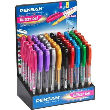 Pensan Glitter Jel - Simli Kalem 1 Mm Standlı (60 Adet)Pensan Glitter Jel - Simli Kalem 1 Mm Standlı (60 Adet) - Kirtasiyem.netSimli Kalemler