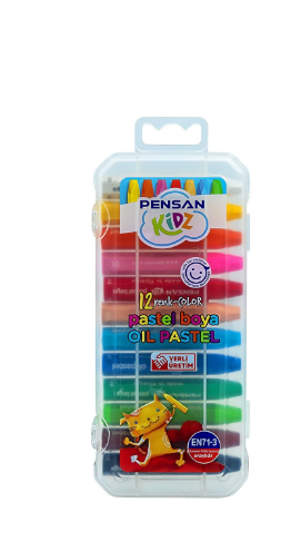 Pensan Kidz Çantalı Pastel Boya 24 Renk Yeni ÜrünTükenmez Kalemler