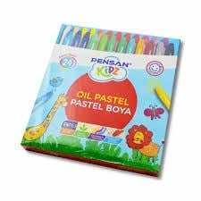 Pensan Kidz Karton Pastel Boya 24 RenkKeçeli Kalemler