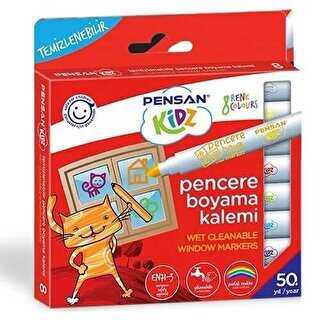 Pensan Kidz Temizlenebilir 8 Rnk Pencere Markör KlPensan Kidz Temizlenebilir 8 Rnk Pencere Markör Kl - Kirtasiyem.netMarkörler