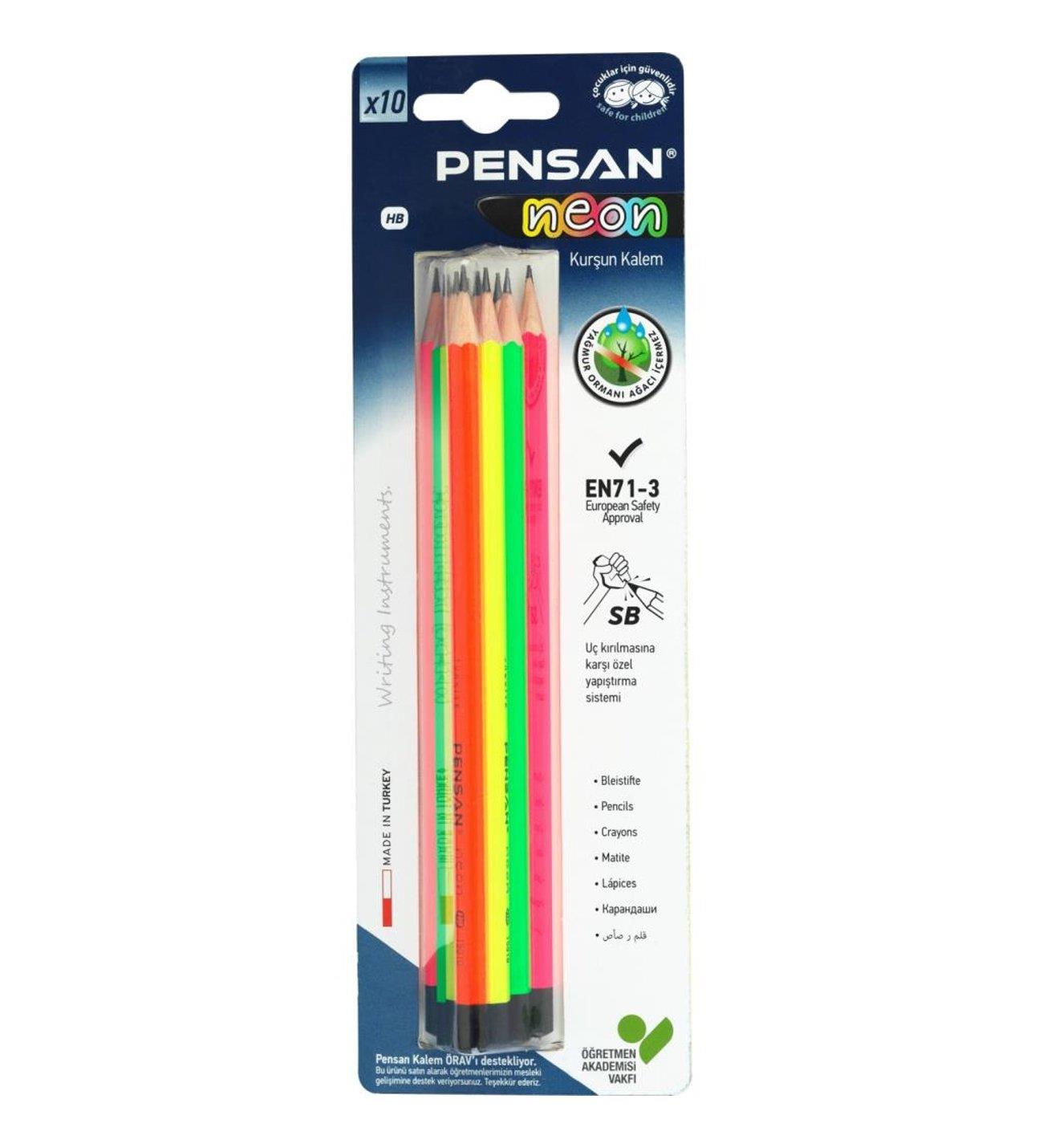 Pensan Neon Kurşun Kalem 10 lu BlisterPensan Neon Kurşun Kalem 10 lu Blister - Kirtasiyem.netKurşun Kalemler