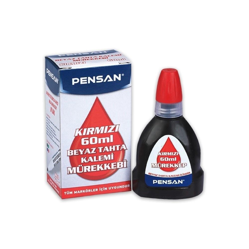 Pensan Tahta Kalemi Mürekkebi Kırmızı 60 MlPensan Tahta Kalemi Mürekkebi Kırmızı 60 Ml - Kirtasiyem.netTahta Kalemi Mürekkepi