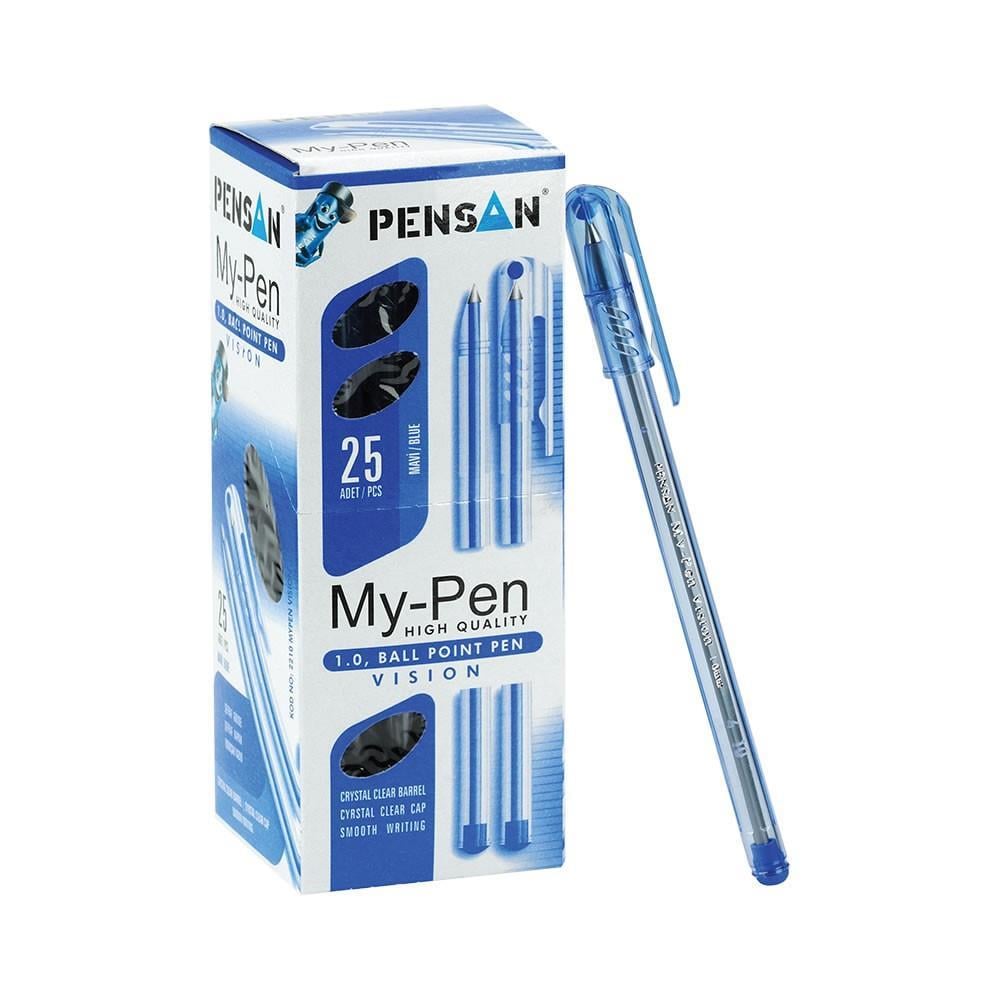 Pensan Tükenmez Kalem My Pen 1 Mm MaviPensan Tükenmez Kalem My Pen 1 Mm Mavi - Kirtasiyem.netTükenmez Kalemler