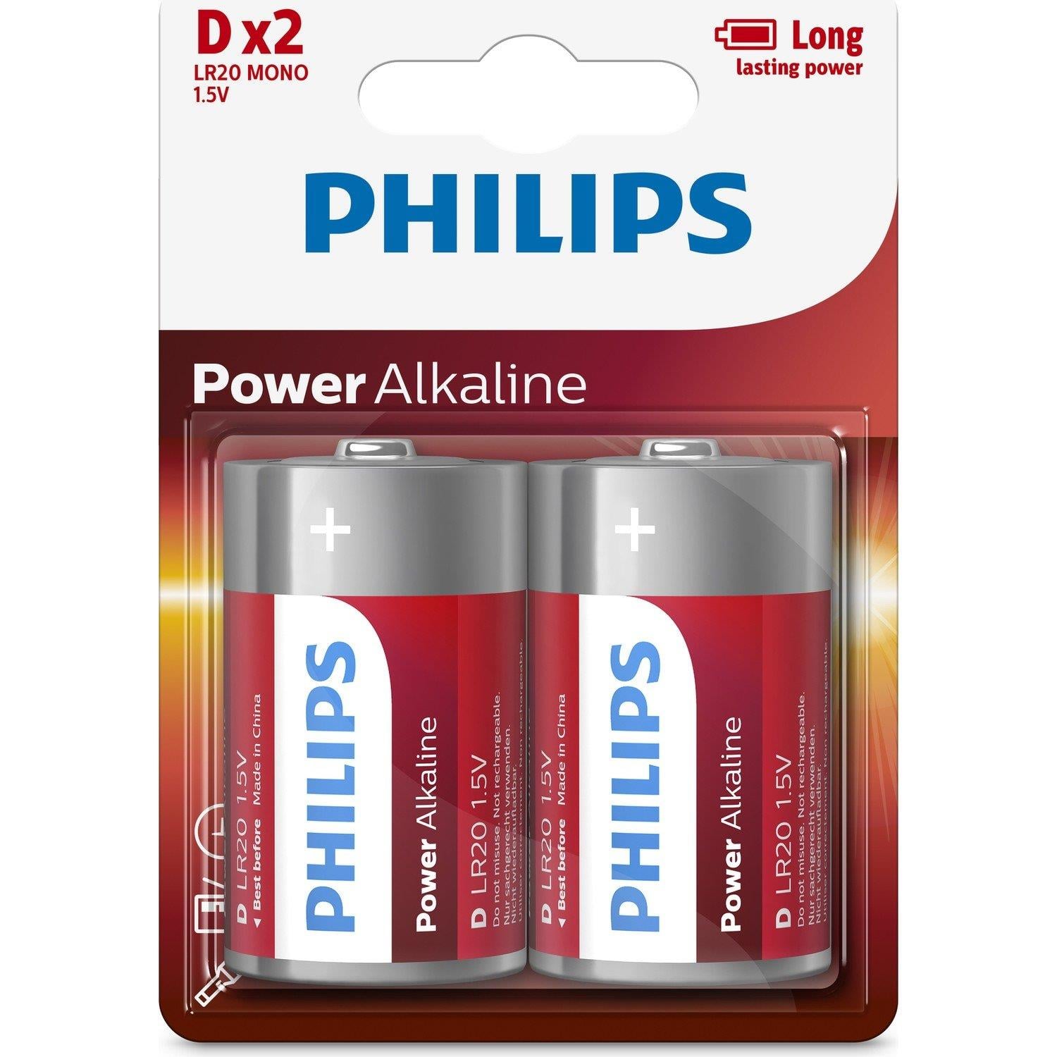Philips Lr20P2B/05 Power Alkaline D Boy X2 PilPhilips Lr20P2B/05 Power Alkaline D Boy X2 Pil - Kirtasiyem.netPil