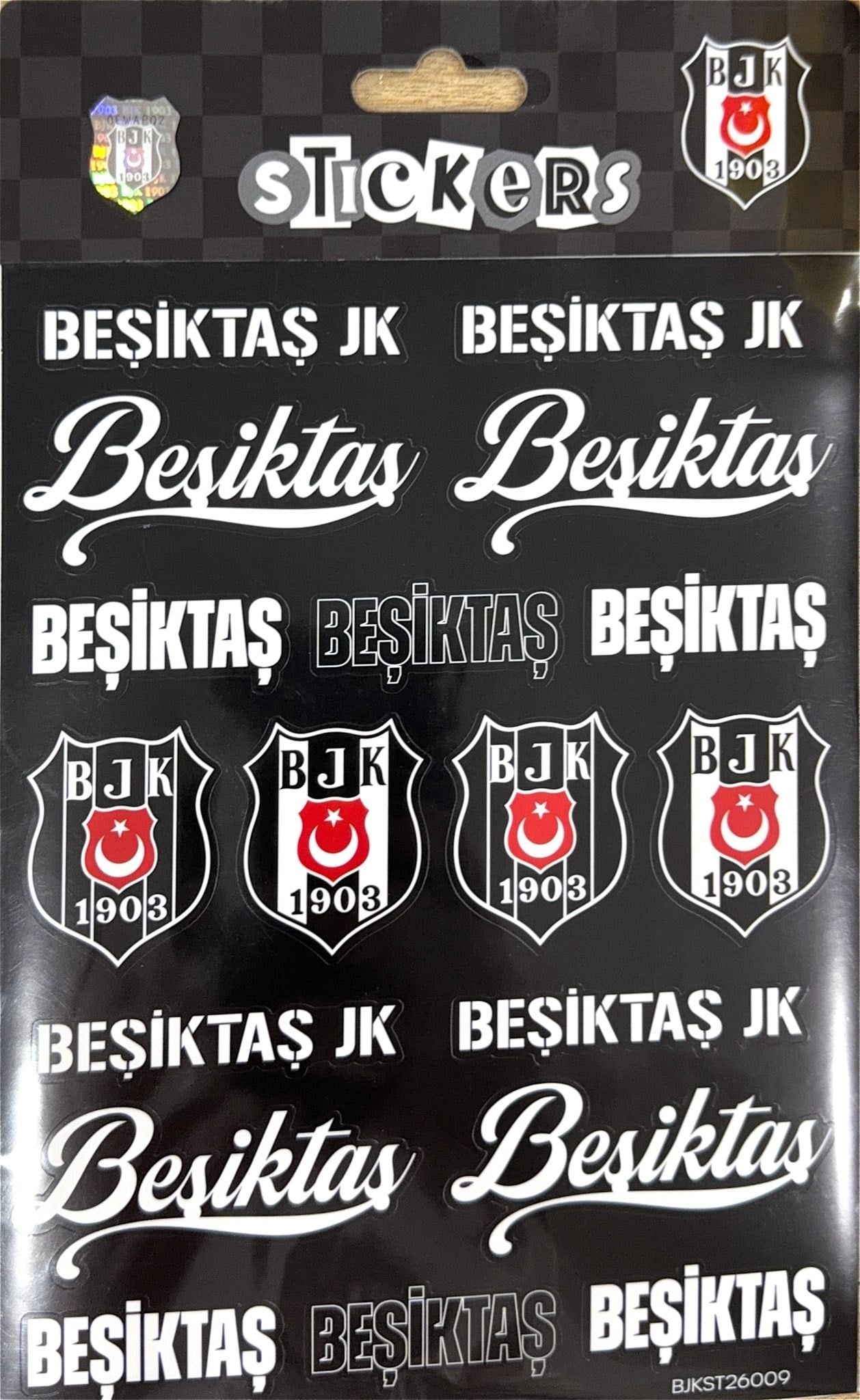 Piolent BJKST26009 Beşiktaş Yazı Sticker SheetStickerlar