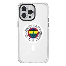 Piolent FBCASE24001-iPhone14Pro Fenerbahçe Magsafe Logo Şeffaf Telefon KılıfıTelefon