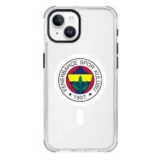 Piolent FBCASE24001-iPhone15 Fenerbahçe Magsafe Logo Şeffaf Telefon KılıfıTelefon