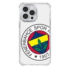 Piolent FBCASE24007-iPhone13Pro Fenerbahçe Büyük Logo Şeffaf Telefon KılıfıTelefon