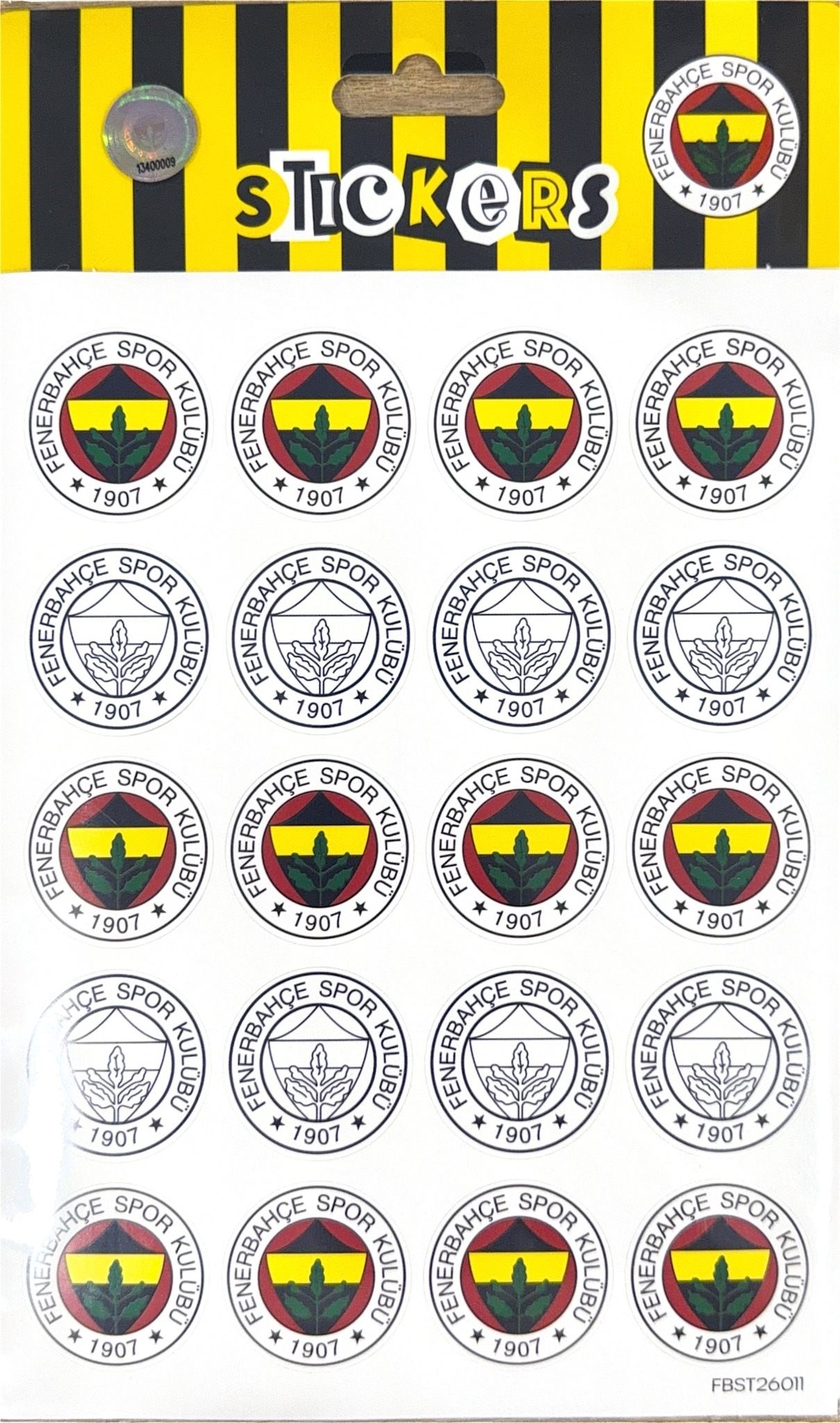 Piolent FBST26011 Fenerbahçe Arma Sticker SheetStickerlar