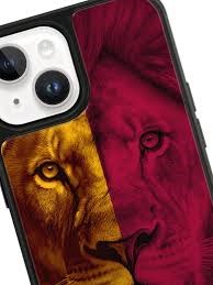 Piolent GSCASE25040-iPhone15 Galatasaray 5 Yıldız Parçalı Aslan Telefon KılıfıTelefon
