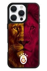 Piolent GSCASE25040-iPhone16Pro Galatasaray 5 Yıldız Parçalı Aslan Telefon KılıfıTelefon