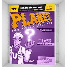 Planet Tyt Türkçe Deneme Anlam Bilgisi 11 LiPlanet Tyt Türkçe Deneme Anlam Bilgisi 11 Li - Kirtasiyem.netDiğer Kırtasiye Ürünleri