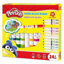 Play-Doh Jumbo Keçeli Kalem 6Mm 12'LiPlay-Doh Jumbo Keçeli Kalem 6Mm 12'Li - Kırtasiyem.netKeçeli Kalemler