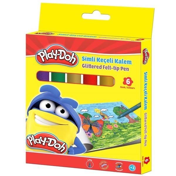 Play-Doh Keçeli Boya Kalemi Simli 6 RenkPlay-Doh Keçeli Boya Kalemi Simli 6 Renk - Kırtasiyem.netKeçeli Kalemler