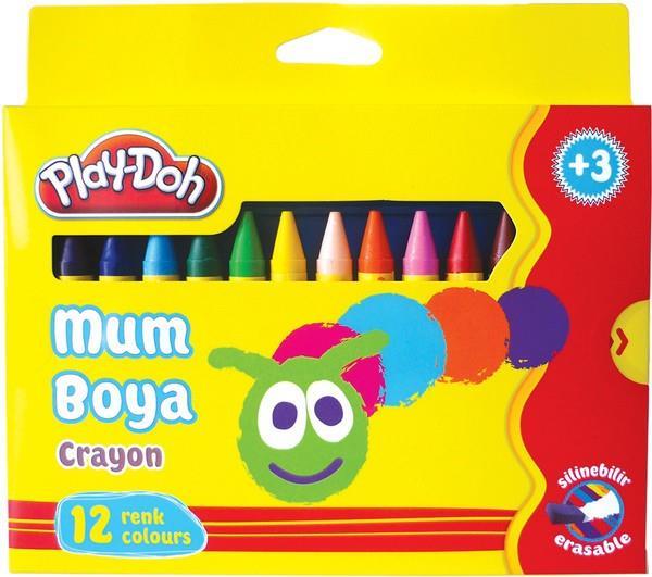 Play-Doh Silin.Crayon (Mum) Boya Jumbo 12 Renk (Krt)Play-Doh Silin.Crayon (Mum) Boya Jumbo 12 Renk (Krt) - Kırtasiyem.netMum Boyalar