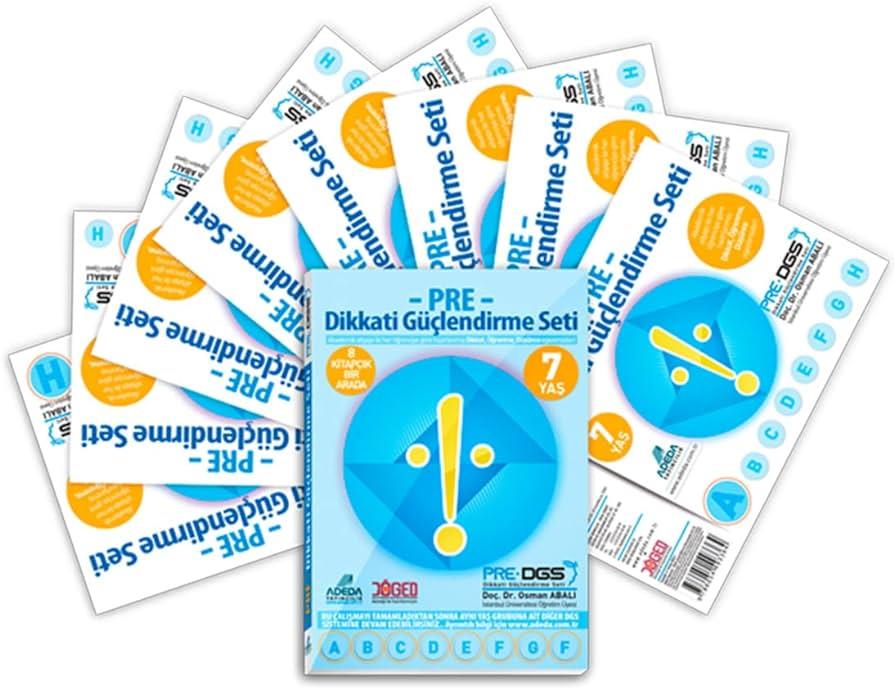 Pre Dikkati Güçlendirme Seti 1. Sınıf 7 Yaş 8 Kitapçık BiraradaPre Dikkati Güçlendirme Seti 1. Sınıf 7 Yaş 8 Kitapçık Birarada - Kirtasiyem.netYardımcı Kitaplar