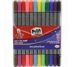 Pritt Çift Uçlu Keçeli Kalem - 12 RenkPritt Çift Uçlu Keçeli Kalem - 12 Renk - Kırtasiyem.netKeçeli Kalemler