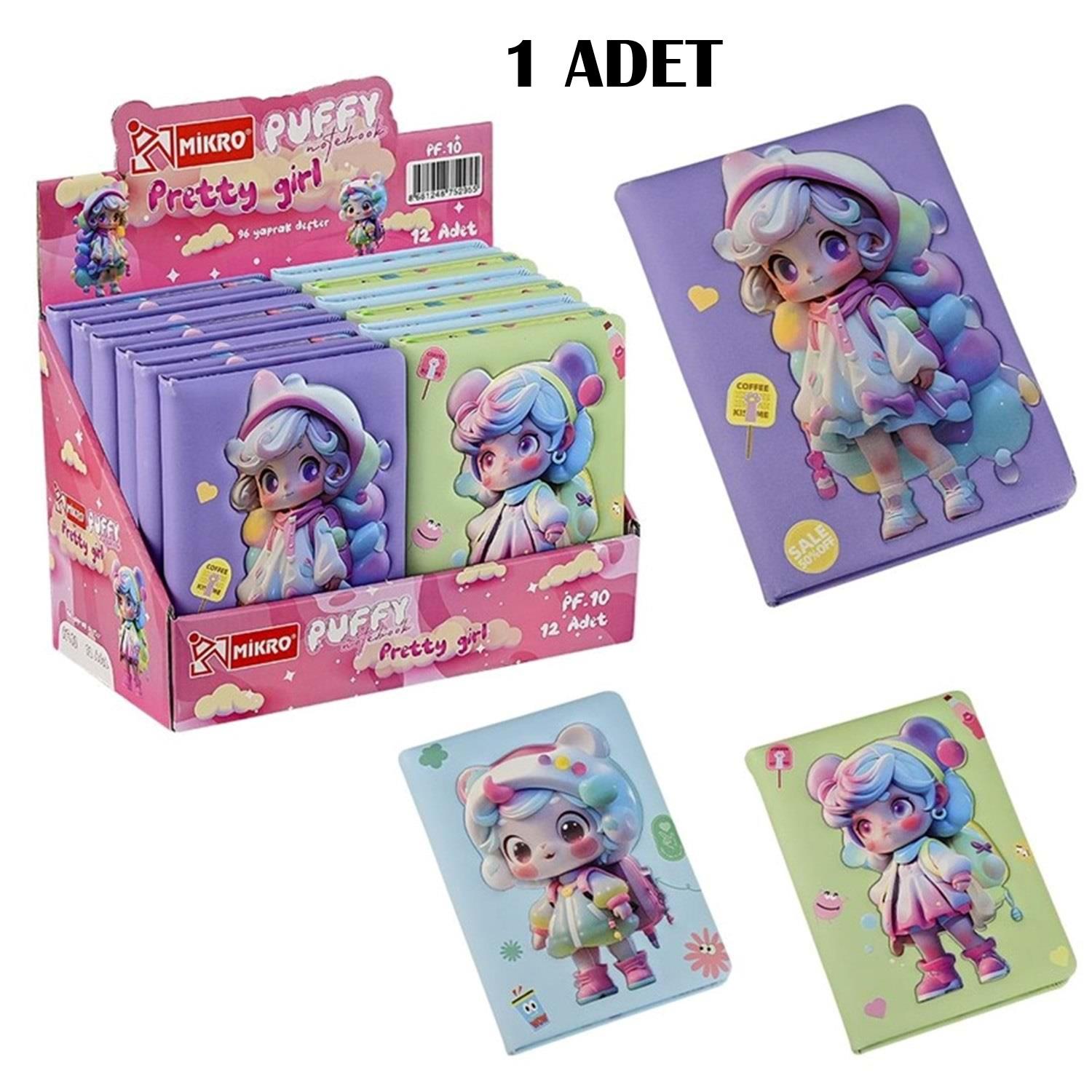 Puffy Pf-10 Pretty Gırl Not DefterıCetveller