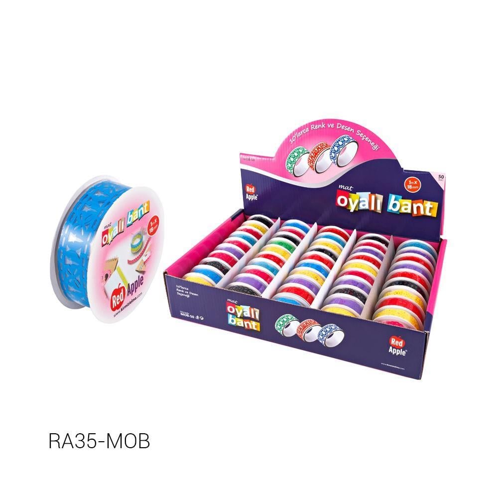 Red Apple Bant Mat Oyalı Mob-50 Red Apple Bant Mat Oyalı Mob-50 50*600 - Kirtasiyem.netDekoratif Bantlar
