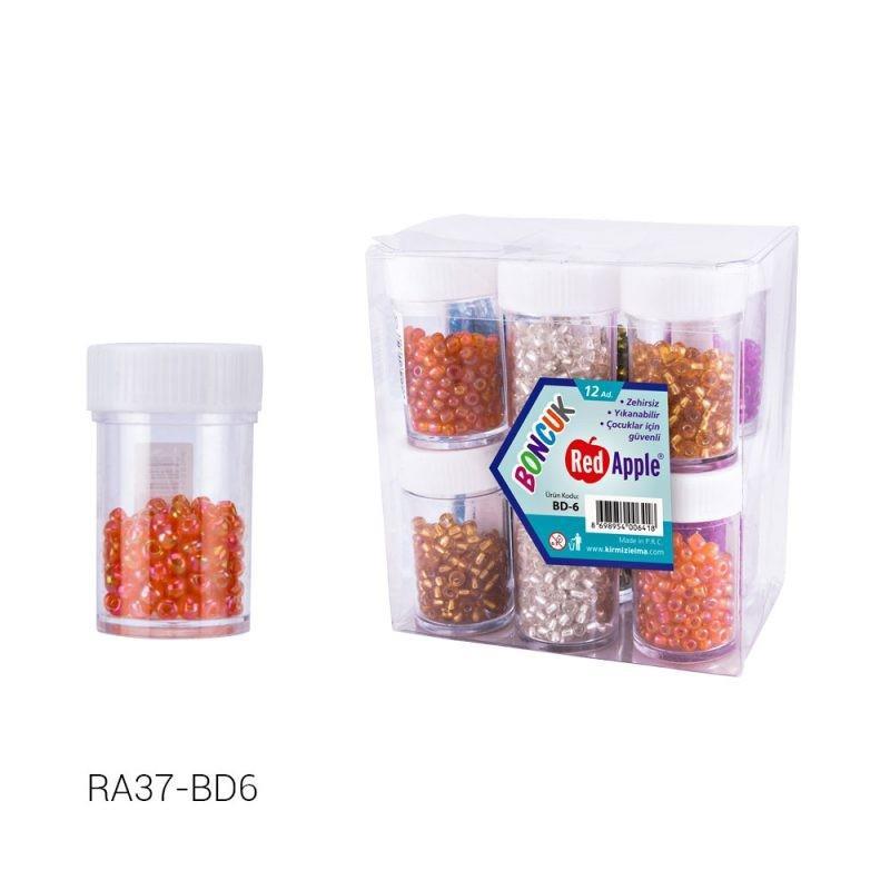 Red Apple Boncuk İri  Ad Bd 6Red Apple Boncuk İri 12*576 Ad Bd 6 - Kirtasiyem.netBoncuklar