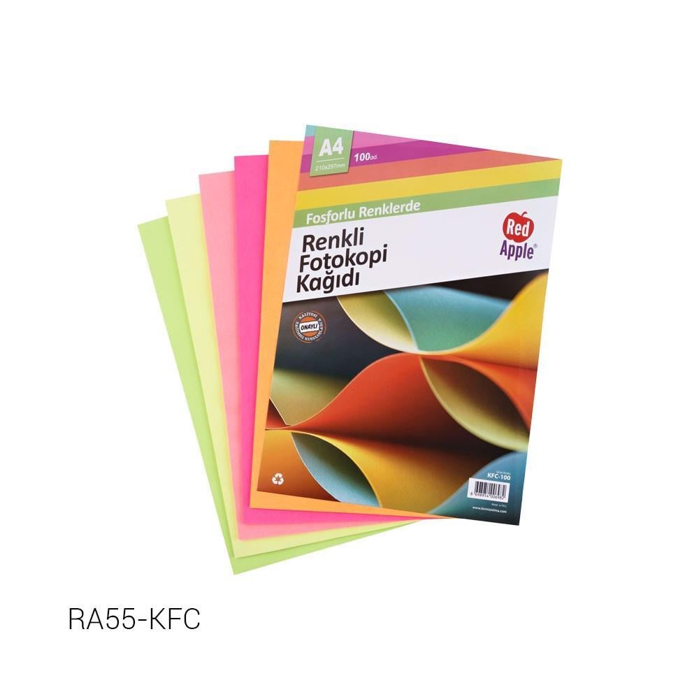 Red Apple Fosforlu Fotokopi Kağıdı 1*25 Pşt Kfc-100Red Apple Fosforlu Fotokopi Kağıdı 1*25 Pşt Kfc-100 - Kirtasiyem.netRenkli Fotokopi Kağıtları