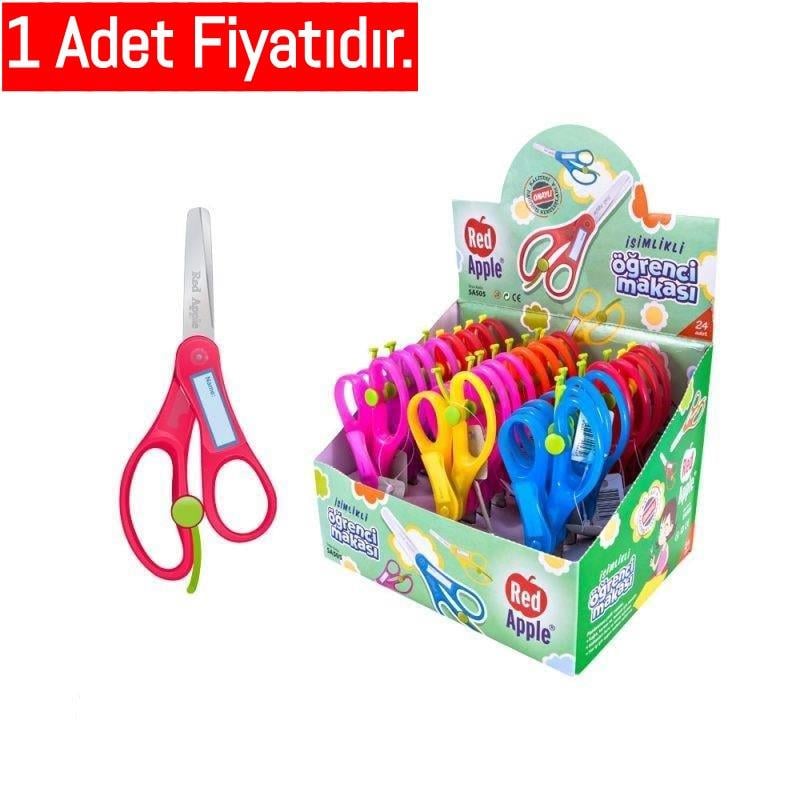 Red Apple Makas Okul Çelik İsimlikli Sa 505 (1 Adet)Red Apple Makas Okul Çelik İsimlikli Sa 505 - Kirtasiyem.netOkul Makası