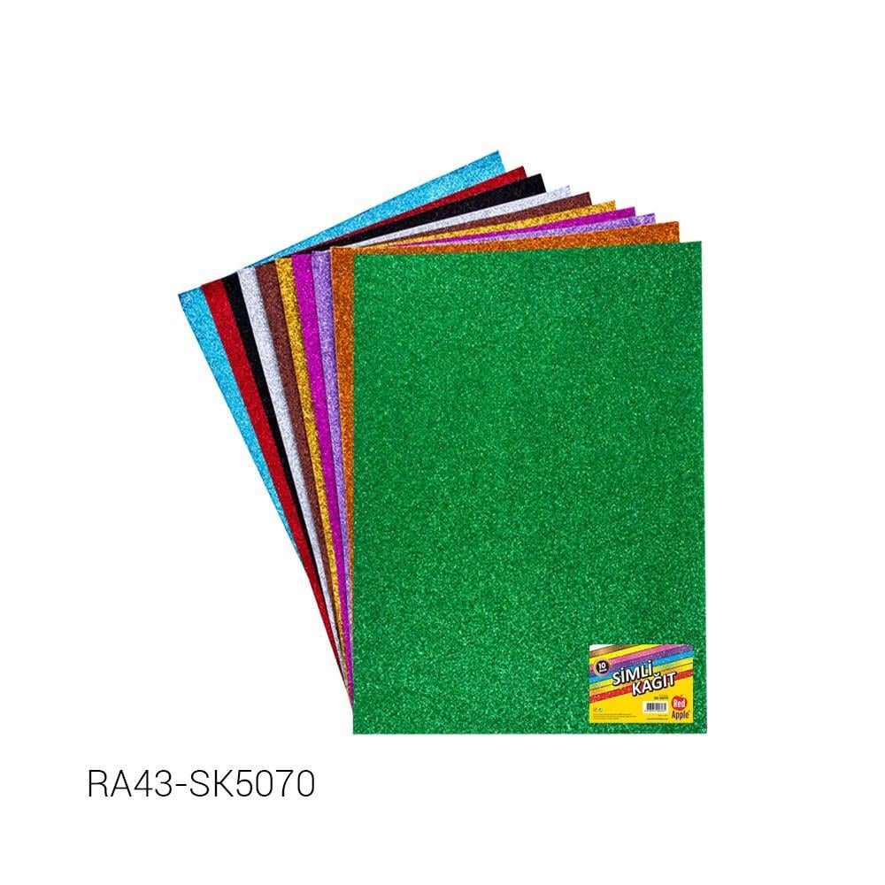 Red Apple Simli Kağıt 50X70 ( 10 Renk Seçeneği) (1 Adet)Red Apple Simli Kağıt 50X70 10 Renk Seçeneği (1 Adet) - Kirtasiyem.netSimli Kağıtlar