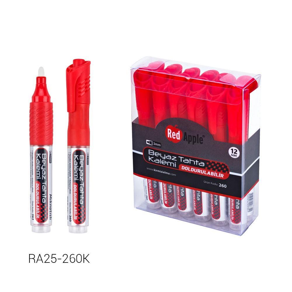 Red Apple Tahta Kalemi Doldurulabilir Kırmızı 260Red Apple Tahta Kalemi Doldurulabilir Kırmızı 260 - Kirtasiyem.netBeyaz Tahta Kalemi