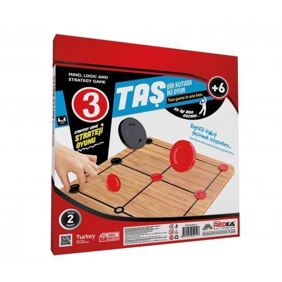 Redka 9 Taş / 3 Taş Strateji OyunuRedka 9 Taş / 3 Taş Strateji Oyunu - Kirtasiyem.netAkıl Oyunları